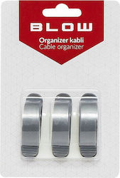 Blow DM-42-105 Kabelclips-Organizer 3Stück Gray