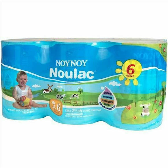 ΝΟΥΝΟΥ Έτοιμο Ρόφημα Γάλακτος Noulac για 6+ Μηνών 6x 400ml