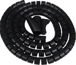 Central Cable Spiral 28mm 2m Black