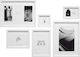 Deknudt Multi Wall-mounted Picture Frame 6 Positions Wooden with White Frame 6 Pieces