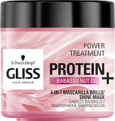 Schwarzkopf Gliss Protein+ Masca de păr pentru Stralucire 400ml