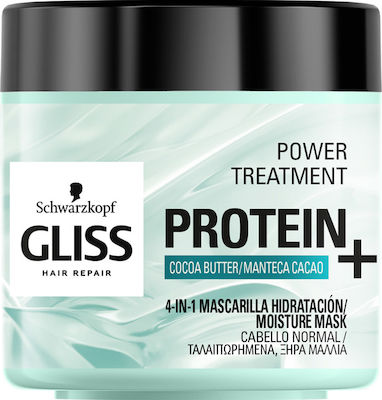 Schwarzkopf Μάσκα Μαλλιών Gliss Protein+ Moisture Moisture για Ενυδάτωση 400ml