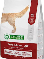 Nature's Protection Extra Salmon 12kg Dry Food Grain Free for Adult Dogs with Rice and Salmon