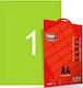 Typotrust 25 Αυτοκόλλητες Ετικέτες Α4 Ορθογώνιες 210x297mm