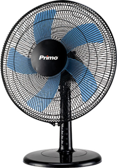 Primo PRTF-80444 Tabletop Fan 50W Diameter 40cm Black