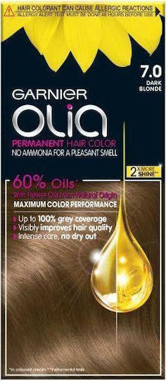 Garnier Olia Mini Боя за коса Без амоняк 7.0 Тъмно русо 50гр