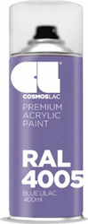 Cosmos Lac Spray Vopsea Premium Acrilic Albastru Liliac RAL 4005 400ml Cosmos Lac Spray Vopsea Premium Acrilic Albastru Liliac RAL 4005 400ml