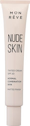 Mon Reve Nude Skin Ενυδατική Κρέμα Προσώπου Ημέ...