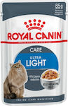 Royal Canin Ultra Light Wet Food for Adult Cat in Pouch Diet 12x85gr 2625010