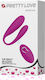 Pretty Love Aldrich Vibrator for Couples with Remote Control 9.5cm Purple