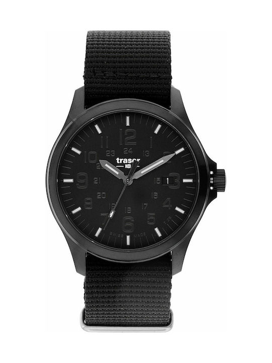 Traser P67 Officer Pro Watch Battery with Black Fabric Strap