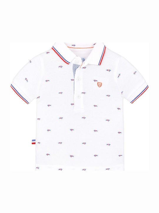 Mayoral Kids Polo Short Sleeve White