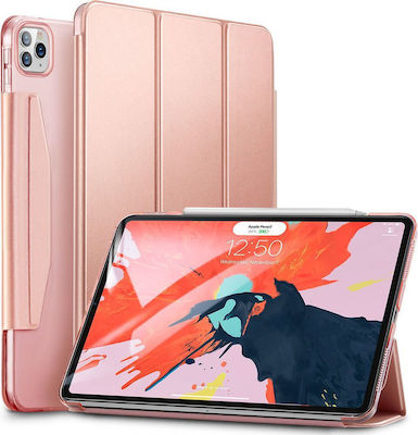 ESR Yippee Flip Cover Piele artificială / Silicon Rose Gold (iPad Pro 2020 12.9")