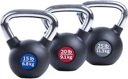 Viking Kettlebell aus Gummi 24kg Schwarzes Viking Kettlebell aus Gummi 24kg Schwarzes
