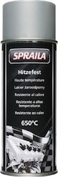 Spraila Heat Resistant 650°C Σπρέι Βαφής για Ζάντες-Τροχούς Αυτοκινήτου Μαύρο 400ml
