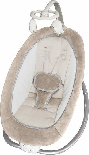 Bo Jungle Electric Baby Relax B-Rocker Moby with Music and Vibration Beige for Child up to 9kg