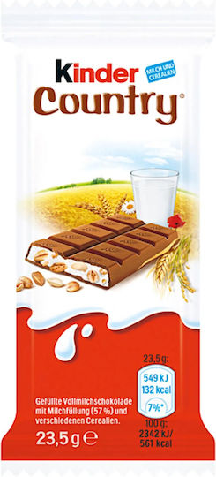 Kinder Country Chocolate Milk With Milk 23.5gr