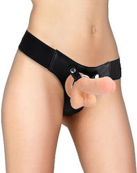 Shots Ouch Realistic Strap-On Harness με Dildo 18cm στο χρώμα του δέρματος