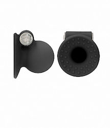 Shots Ouch Vibrating Nipple Suckers Αναρροφητής Θηλών Black 2τμχ