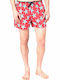 Pepe Jeans Dylan Men's Swimwear Shorts Red with Patterns