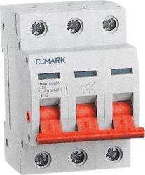 Elmark 3-Poles General Use Panel Push Button Switch 400V 80A