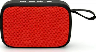 Akai ABTS-MS89 Ηχείο Bluetooth 2.5W με Διάρκεια Μπαταρίας έως 2.5 ώρες Κόκκινο