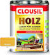 Clou Clousil Holz Βερνίκι Εμποτισμού Διαλύτου 01 Φυσικό Καφέ Ματ 750ml