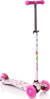 Byox Kids Scooter Foldable Rapture 3-Wheel for 3+ Years Pink