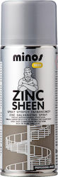 Minos Spray Σπρέι Γαλβανισμού Zinc Sheen Γκρι 400ml Minos Spray Σπρέι Γαλβανισμού Zinc Sheen Γκρι 400ml