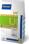 Virbac Urology Dissolution & Prevention Dry Food for Cats with Sensitive Urinary System with Chicken / Pork 1.5kg