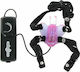 Seven Creations Butterfly Stimulator Mini Δονητής για Ζευγάρια 6cm Μαύρος
