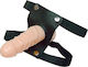 You2Toys Lock Load strap one penis Harness with Dildo Black