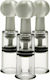 XR Master Series Twisted Triplets Nipple Clit Suckers Sauger Brustwarzen Transparent 3Stück