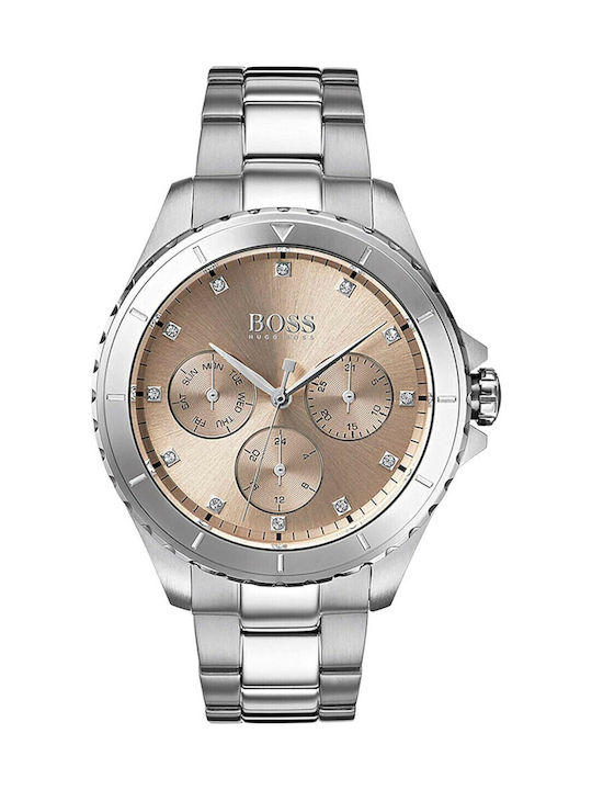 Boss Premiere Ρολόι Μπαταρίας με Μεταλλικό Μπρασελέ Boss Premiere Ρολόι Μπαταρίας με Μεταλλικό Μπρασελέ