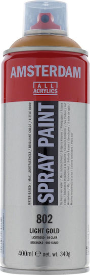 Royal Talens Spray Paint Amsterdam Light Gold 802 400ml