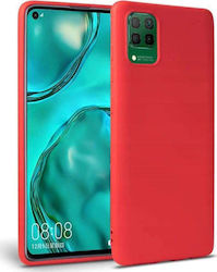 Tech-Protect Icon Umschlag Rückseite Silikon Rot (Huawei P40 Lite) V22143