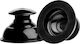 XR Master Series XL Plungers Extreme Nipple Suckers Black 2pcs
