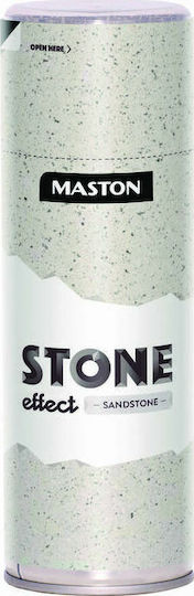 Maston Σπρέι Βαφής Stone Effect με Μεταλλικό Εφέ Sand 400ml