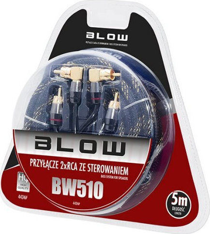 Blow Cable RCA male - RCA male 5m BW-510