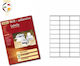 Sorex 2700 Self-Adhesive Rectangular A4 Labels 70x32mm