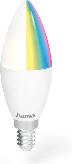 HAMA Smart Bulb LED 4.5W for Socket E14 RGB 350lm Dimmable