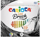 Carioca Super Brush Drawing Markers Thin Set 20 Colors 42968