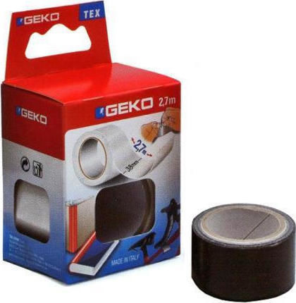 Geko Laminated Black Self-Adhesive Fabric Tape Black 38mmx2.7m 1pcs