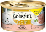 Purina Gourmet Gold Храна за мокри котешки хранилки за възрастни котки с Може да с Сьомга Тартар 85гр 1бр