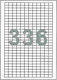 Fleks 33600 Selbstklebende A4-Etiketten 15x10mm
