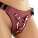 Calexotics Her Royal Harness Crotchless Regal Queen Harness σε Κόκκινο Χρώμα