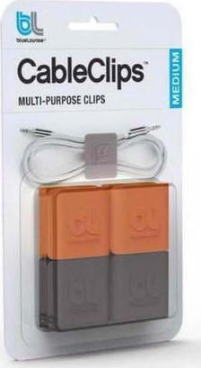 Bluelounge CableClip Clips Οργάνωσης Καλωδίων 4τμχ Πολύχρωμο