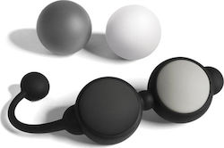 Fifty Shades of Grey Kegel Balls Set Κολπικές Μπάλες Μαύρες