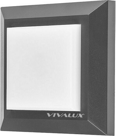 Vivalux Wall-Mounted Outdoor Ceiling Light LED IP65 4.5W