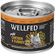 Wellfed Adult Wet Food for Adult Cats Hypoallergenic In Can with Turkey / Chicken Πατέ 1pc 200gr